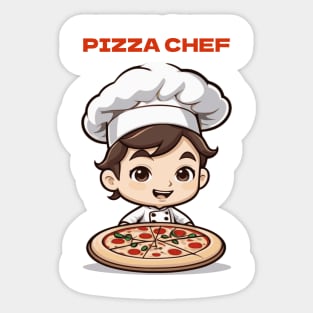 PIZZA CHEF Sticker